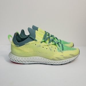 Adidas Size 10 Men 4D Fusio ‘Semi Frozen Yellow’ Primeknit Running Shoes FY3602